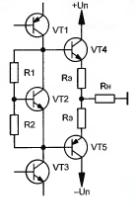 Транзисторный УМЗЧ с повышенной динамической термостабильностью